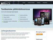 Tablet Screenshot of bitrace.fi